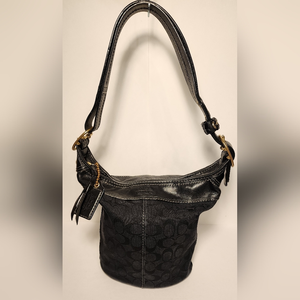 Coach Bleeker Crossbody Bucket Bag Purse With Brass Hardware